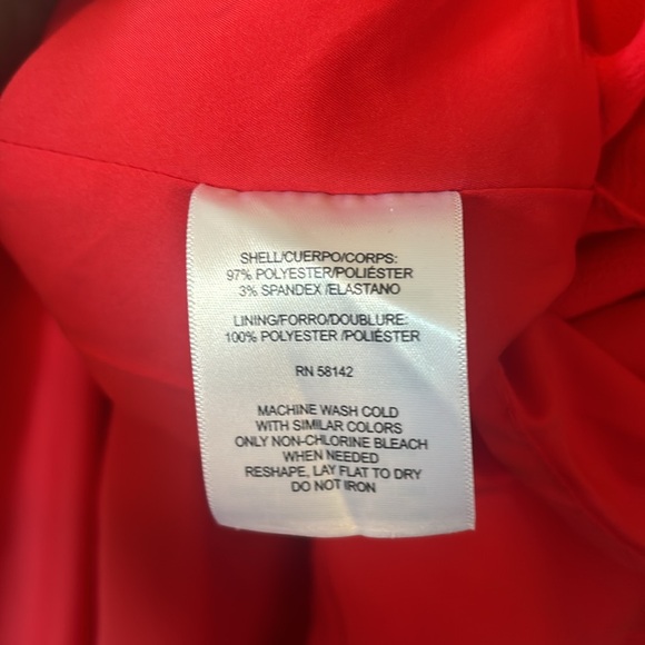 Donna Morgan High Neck Flutter Sleeve Dress size 22W - Picture 11 of 11